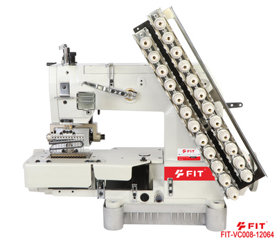 FIT-8008D-12064P Direct drive 12 needle,cylinder bed,double chainstitch machine