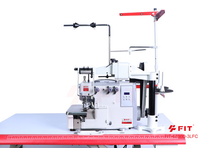 FIT-6800D-3LFC Semi-Auto Lace Attaching Elastic Stitching Direct Drive 3threads Overlock