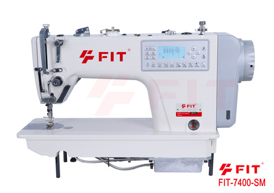 FIT-7400 SM Stepping Three-drive Motor Lockstitch Sewing Machine