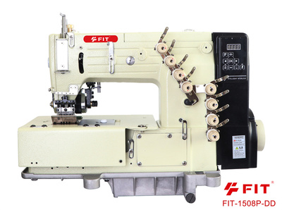 FIT-1508P-DD Direct drive 4 needle,flat bed,double chainstitch machine for lap seaming