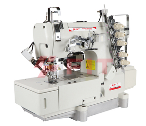 FIT-600D-01EUT-PL  Small Cylinder bed Interlock Sewing Machine with auto trimmer and puller