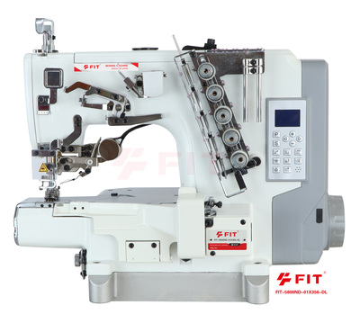 FIT-5800ND-01CBX356-DL Automatic Small Cylinder bed Interlock sewing machine