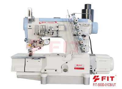 FIT-500D-01CB-UT Flatbed Interlock Sewing Machine with auto trimmer