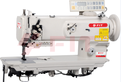 FIT-GC1560D-L14-7 Computerized double needle compound feed heavy duty lockstitch sewing machine